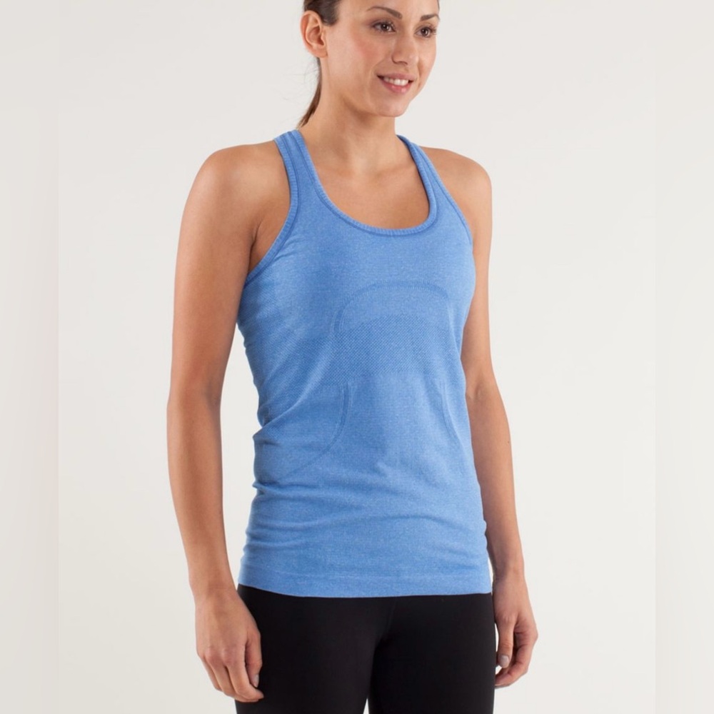 Gently Used Lululemon Run Swiftly Racerback in Porcelaine